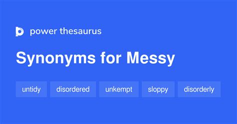 messy synonym